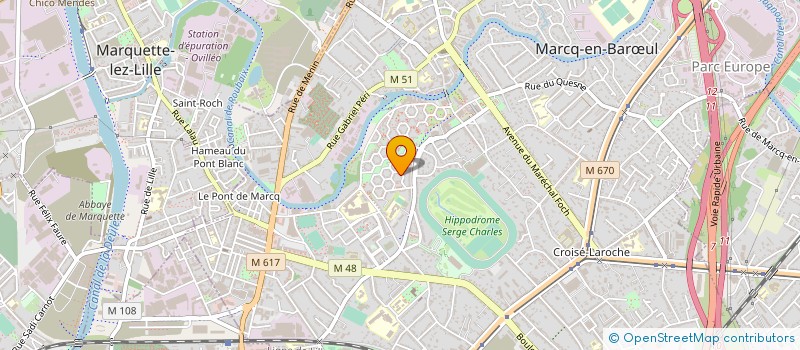 localisation de l'entreprise MADAME SYLVIE LANGEVIN à MARCQ-EN-BARŒUL