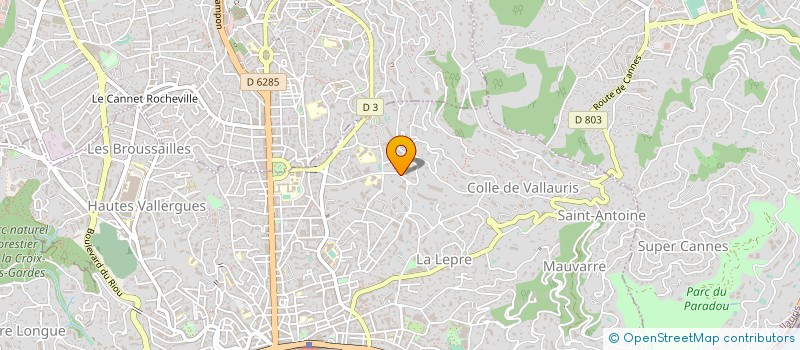 localisation de l'entreprise MADAME SYLVIE LANGLADE à CANNES