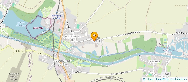 localisation de l'entreprise MADAME SYLVIE LANNOY  AUBIGNY-AU-BAC