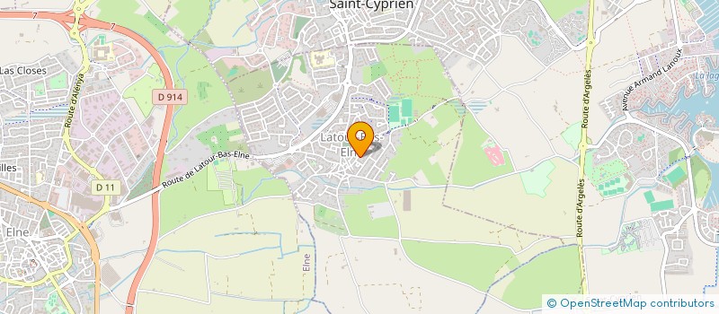localisation de l'entreprise MADAME SYLVIE LANNUZEL  LATOUR-BAS-ELNE