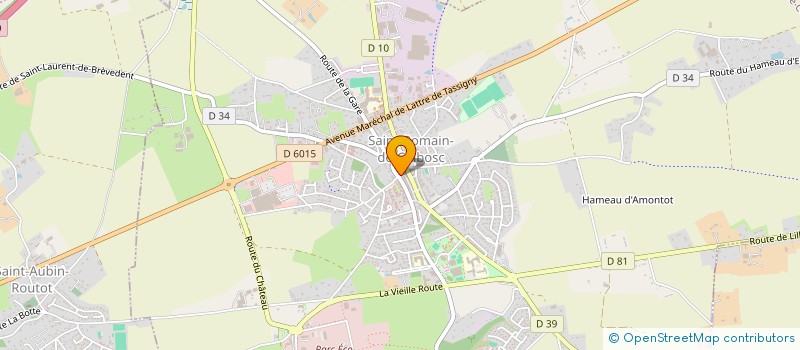 localisation de l'entreprise MADAME SYLVIE LANOS  SAINT-ROMAIN-DE-COLBOSC