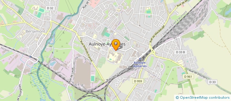localisation de l'entreprise MADAME SYLVIE LANTOINE à AULNOYE-AYMERIES