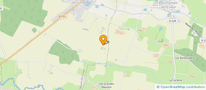 localisation de l'entreprise MADAME SYLVIE LANVIERGE  SAINT-MARTIN-DU-LIMET