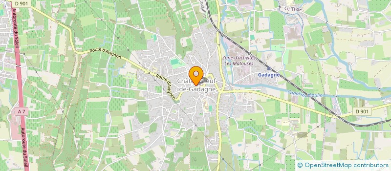 localisation de l'entreprise MADAME SYLVIE LANZALAVI  CHATEAUNEUF-DE-GADAGNE