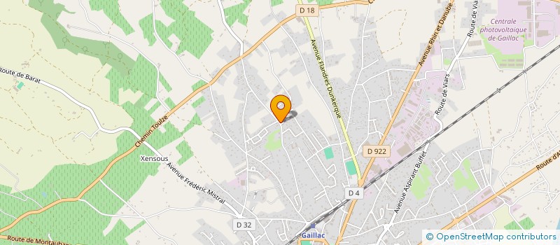 localisation de l'entreprise MADAME SYLVIE LAPEYRE  GAILLAC