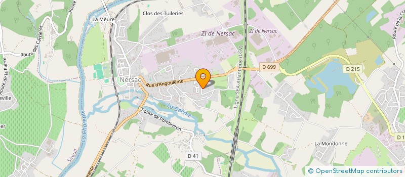 localisation de l'entreprise MADAME SYLVIE LAPEYRE  NERSAC