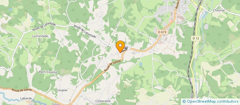 localisation de l'entreprise MADAME SYLVIE LAPEYRE  GOURDON