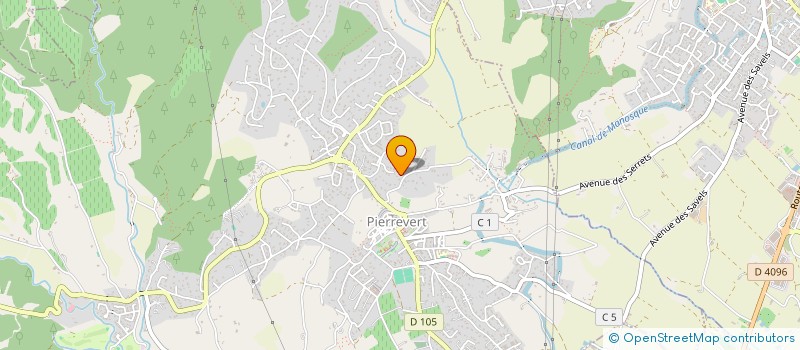 localisation de l'entreprise MADAME SYLVIE LAPLACE  PIERREVERT