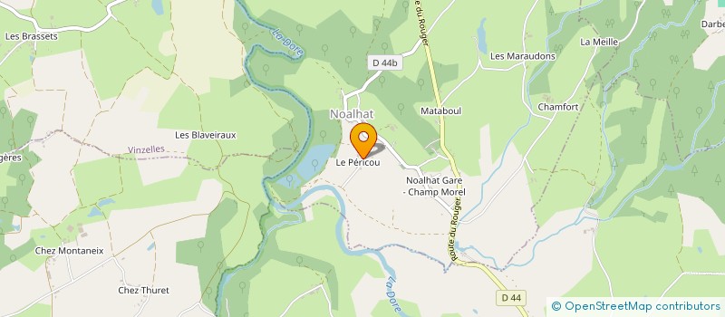 localisation de l'entreprise MADAME SYLVIE LARCULE  NOALHAT