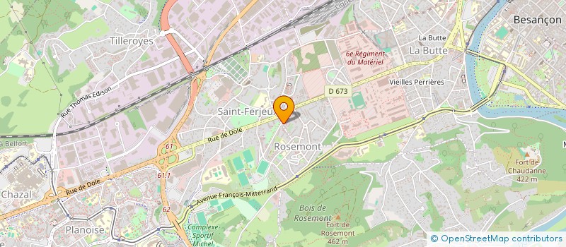 localisation de l'entreprise MADAME SYLVIE LAROCHE à BESANCON