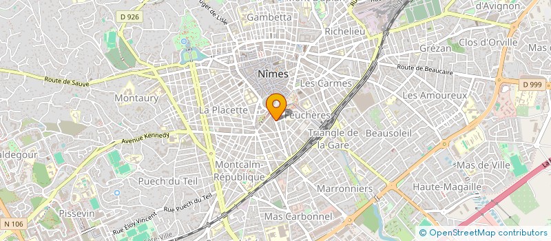 localisation de l'entreprise MADAME SYLVIE LAROCHE  NIMES