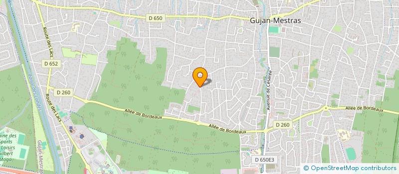 localisation de l'entreprise MADAME SYLVIE LAROCHE  GUJAN-MESTRAS