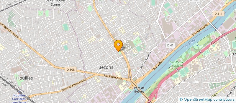 localisation de l'entreprise MADAME SYLVIE LARQUEMIN  BEZONS