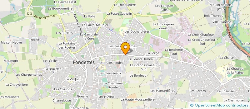 localisation de l'entreprise MADAME SYLVIE LASSEE à FONDETTES