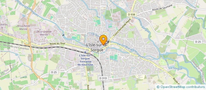 localisation de l'entreprise MADAME SYLVIE LATOUR à L'ISLE-SUR-LA-SORGUE