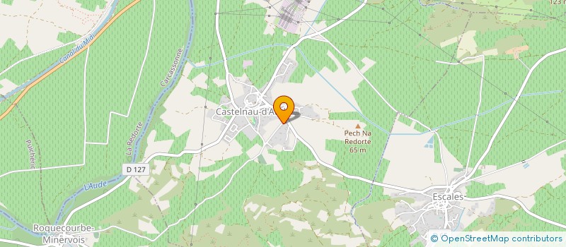 localisation de l'entreprise MADAME SYLVIE LAUR  CASTELNAU-D'AUDE