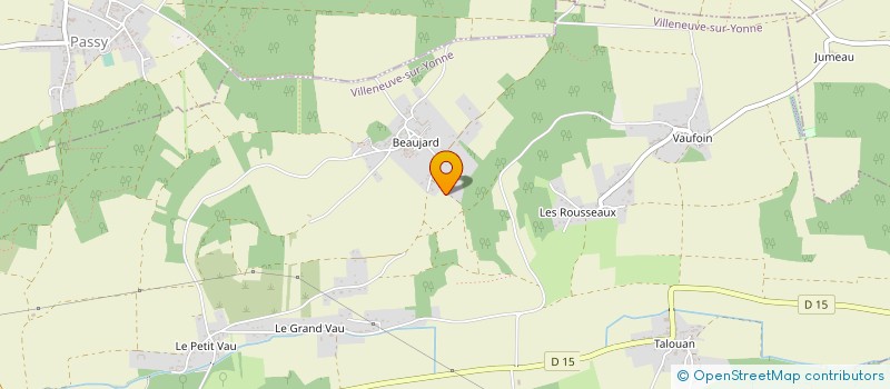 localisation de l'entreprise MADAME SYLVIE LAURENT à VILLENEUVE-SUR-YONNE