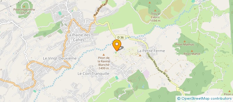 localisation de l'entreprise MADAME SYLVIE LAURET  LE TAMPON