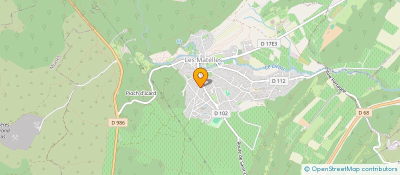 localisation de l'entreprise MADAME SYLVIE LAUSSEL  LES MATELLES