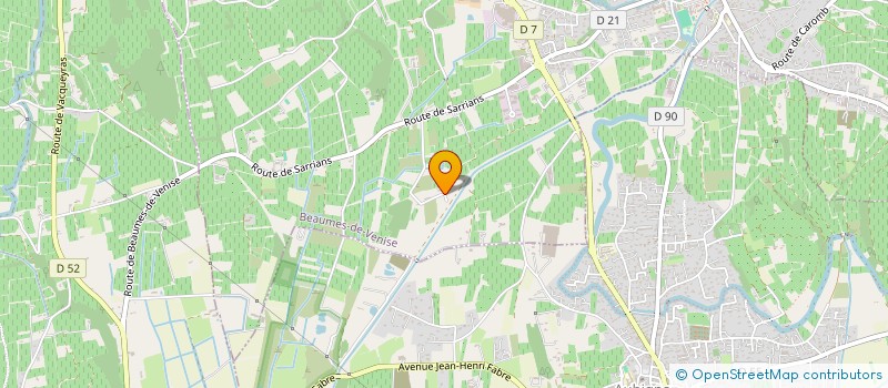 localisation de l'entreprise MADAME SYLVIE LAUVERJON  BEAUMES-DE-VENISE