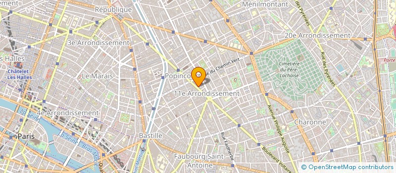 localisation de l'entreprise MADAME SYLVIE LAVABRE  PARIS