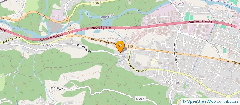 localisation de l'entreprise MADAME SYLVIE LAVAL  VOUGY