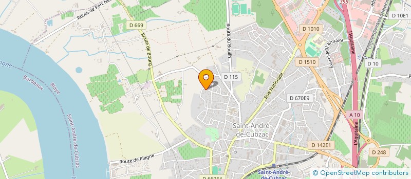 localisation de l'entreprise MADAME SYLVIE LAVAL à SAINT-ANDRE-DE-CUBZAC
