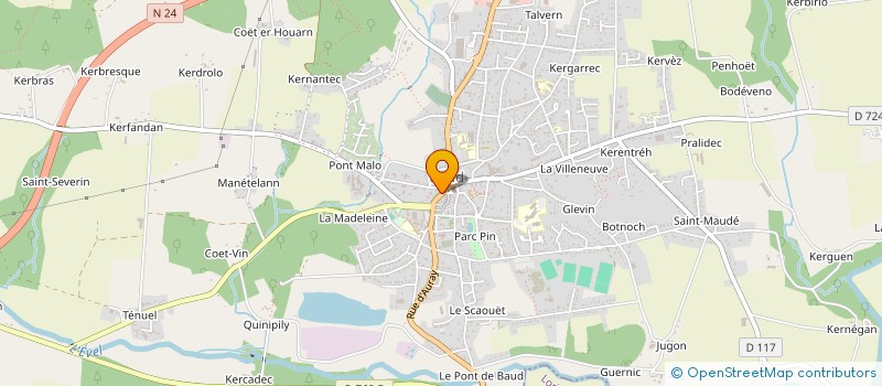 localisation de l'entreprise MADAME SYLVIE LAVENANT  BAUD