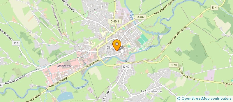 localisation de l'entreprise MADAME SYLVIE LAVENIR  CHARLIEU