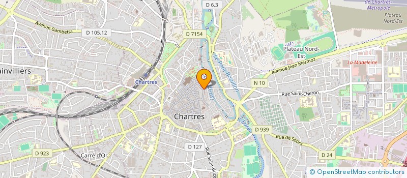 localisation de l'entreprise MADAME SYLVIE LAVIGNE à CHARTRES