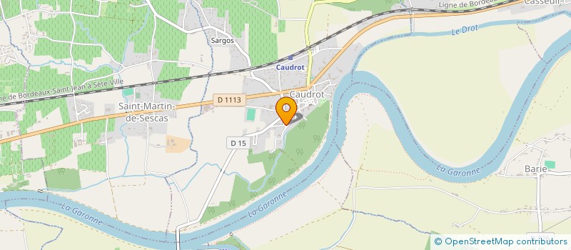 localisation de l'entreprise MADAME SYLVIE LE BAIL  CAUDROT