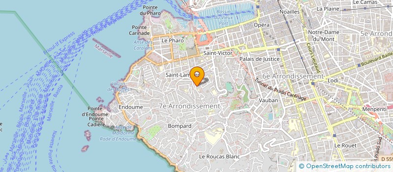 localisation de l'entreprise MADAME SYLVIE LE BELLEC à MARSEILLE