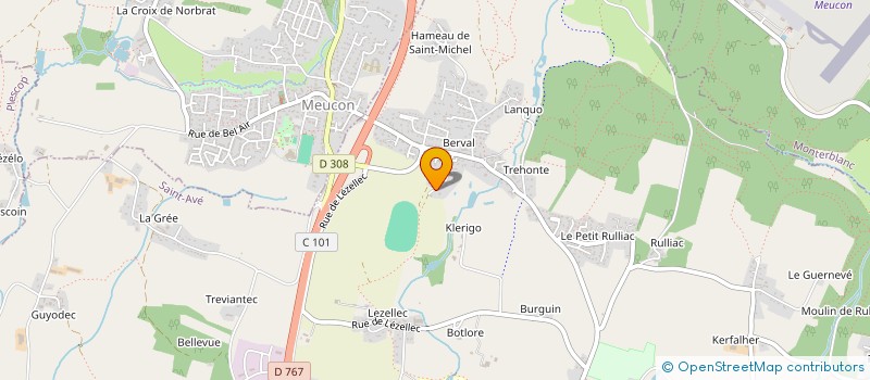 localisation de l'entreprise MADAME SYLVIE LE BELLER  SAINT-AVE