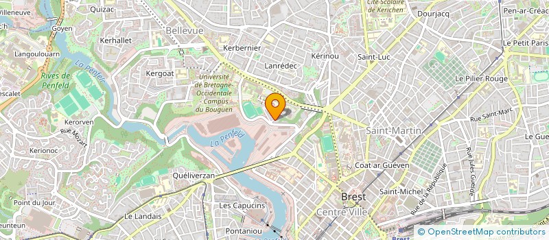 localisation de l'entreprise MADAME SYLVIE LE BERRE  BREST