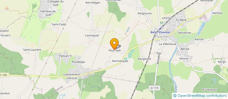 localisation de l'entreprise MADAME SYLVIE LE BOULHAIR  PLOEMEL