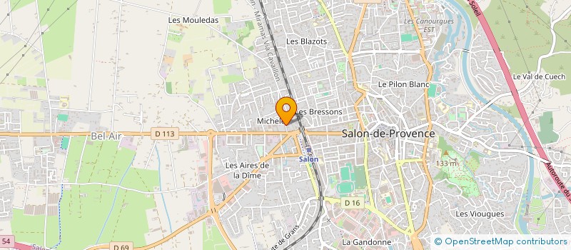 localisation de l'entreprise MADAME SYLVIE LE CORRE  SALON-DE-PROVENCE