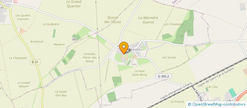 localisation de l'entreprise MADAME SYLVIE LE DIRACH à HAVELU