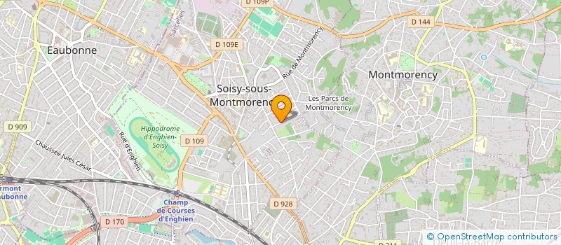 localisation de l'entreprise MADAME SYLVIE LE DIRAT  SOISY-SOUS-MONTMORENCY