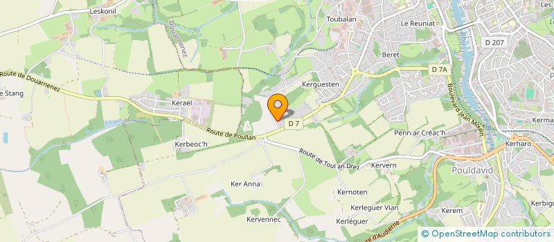 localisation de l'entreprise MADAME SYLVIE LE GOFF  DOUARNENEZ