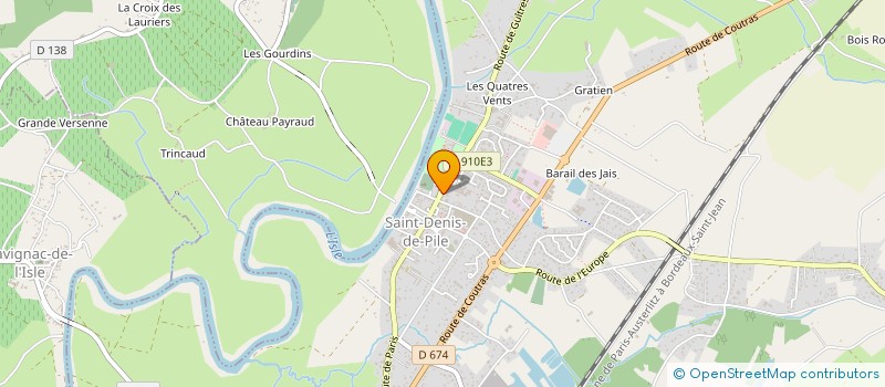 localisation de l'entreprise MADAME SYLVIE LE GUELLEC  SAINT-DENIS-DE-PILE