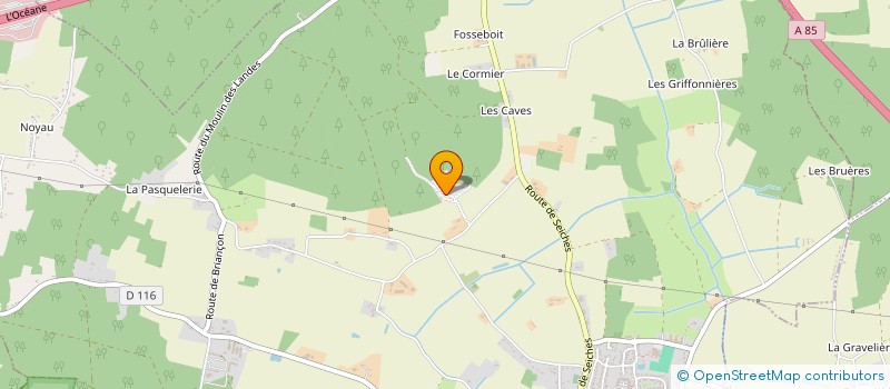 localisation de l'entreprise MADAME SYLVIE LE GUYADER  LOIRE-AUTHION