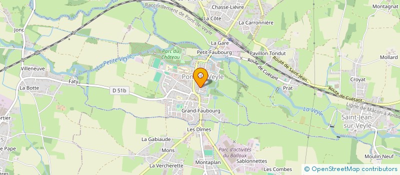 localisation de l'entreprise MADAME SYLVIE LE KERNEAU à PONT-DE-VEYLE