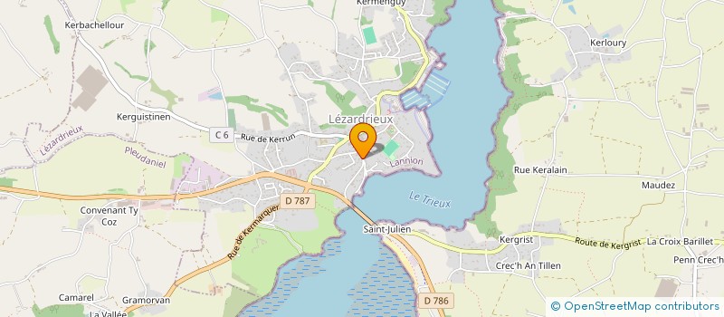localisation de l'entreprise MADAME SYLVIE LE LONQUER à LEZARDRIEUX