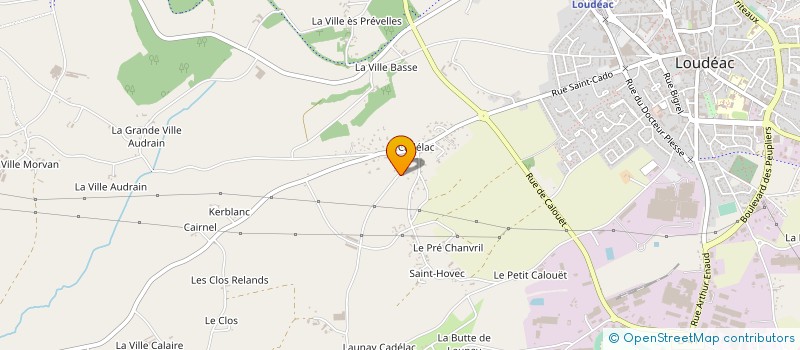 localisation de l'entreprise MADAME SYLVIE LE MOUEL à LOUDEAC