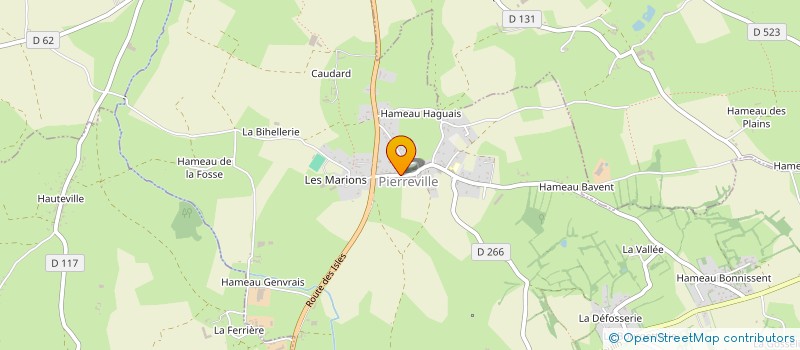 localisation de l'entreprise MADAME SYLVIE LE PROVOST  PIERREVILLE