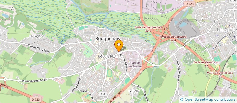 localisation de l'entreprise MADAME SYLVIE LE QUELLENEC  LA CHEVROLIERE