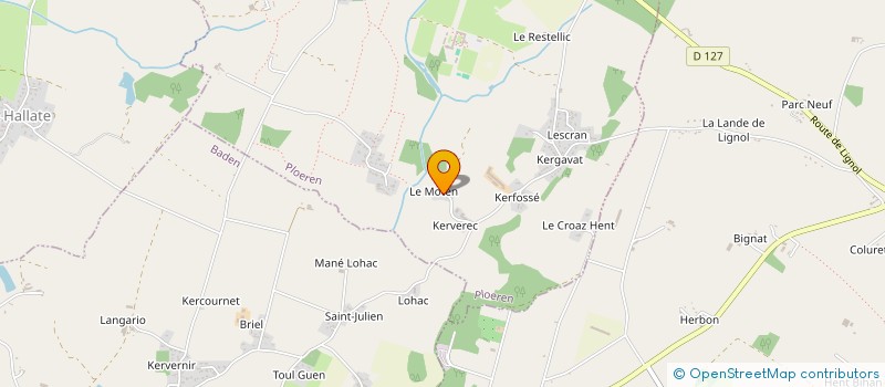 localisation de l'entreprise MADAME SYLVIE LE QUINTREC  PLOEREN