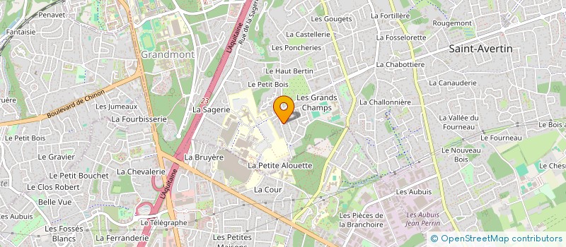 localisation de l'entreprise MADAME SYLVIE LE ROY  SAINT-AVERTIN