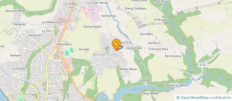 localisation de l'entreprise MADAME SYLVIE LE SAUX à CONCARNEAU