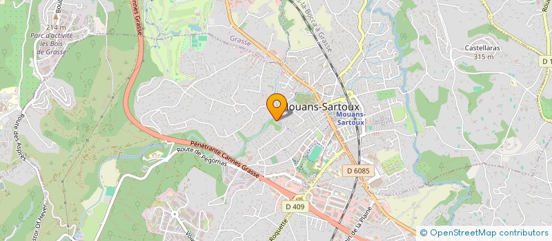 localisation de l'entreprise MADAME SYLVIE LE VAILLANT  MOUANS-SARTOUX